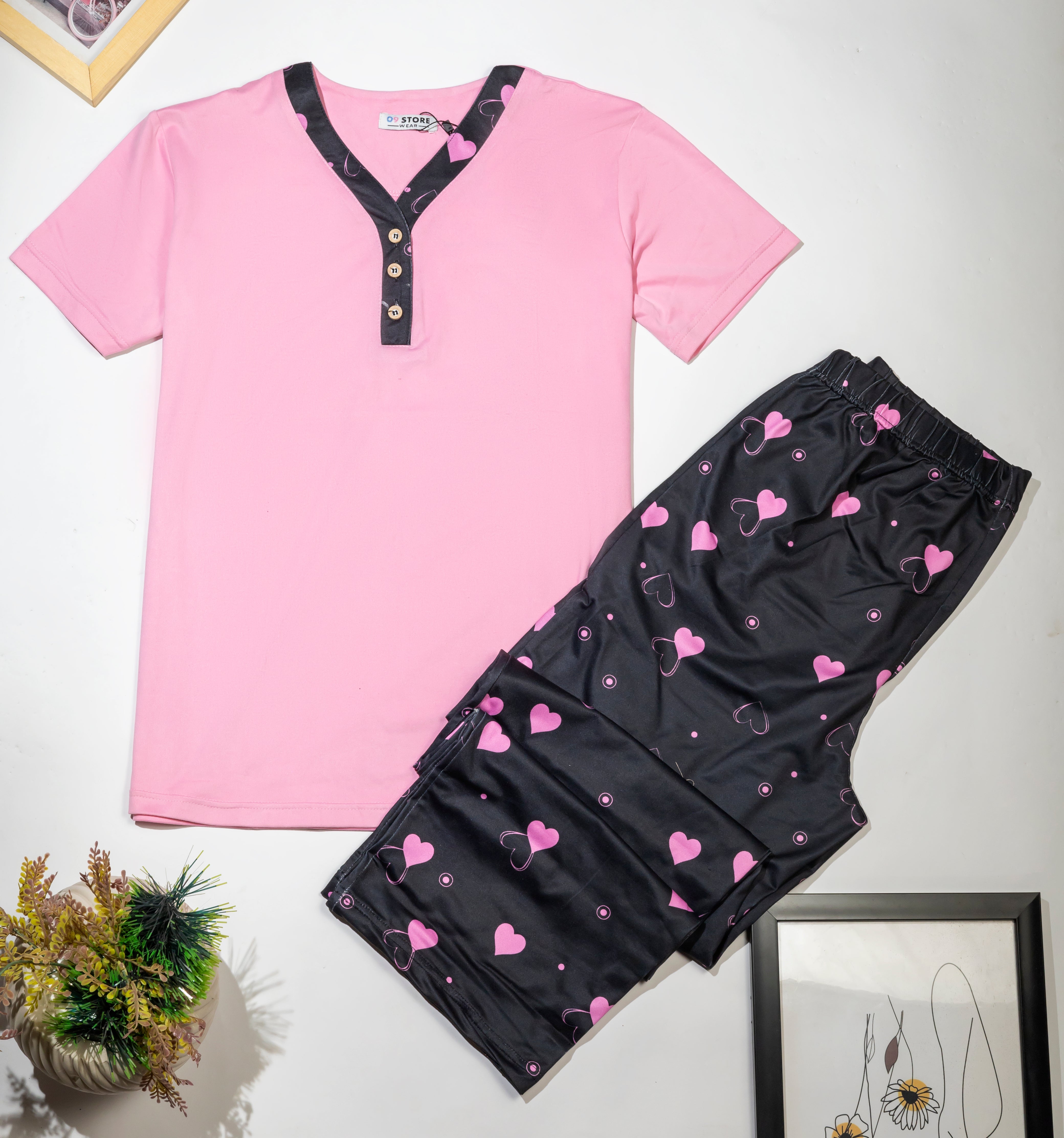 Pajamas Layaly ( Pink ) 002