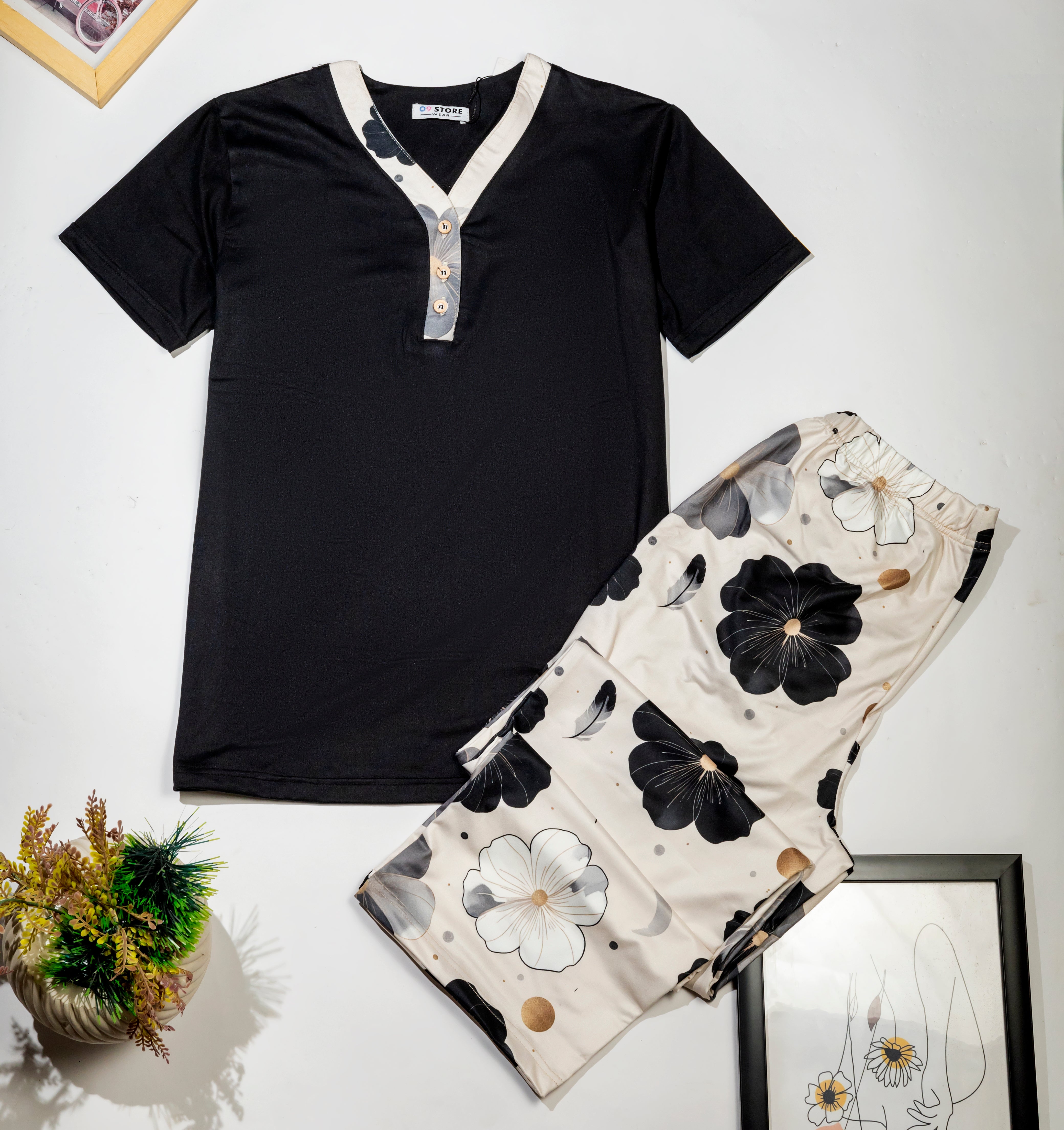Pajamas Layaly ( Black ) 003